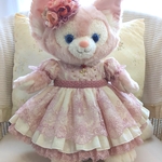 チュールレースドレス