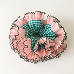 chiffon / green checkered