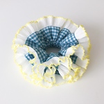 chiffon / peacock green checkered