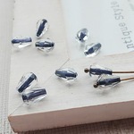 ぶれない心　チェコビーズ　5X7mm 10個