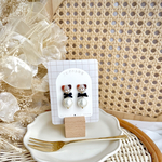 三毛猫さんパールピアス