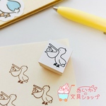 はんこ　ペリカンとうさぎ
