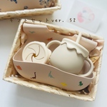 New!!!【ギフトセットver. 52】2点セット　シリコンスタイ　3way cup 出産祝い