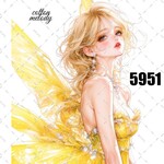 original sticker « no.5951 »     //     人物ステッカー オリジナルステッカー オリジナル人物ステッカー ステッカー cotton melody 