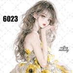 original sticker « no.6023 »     //     人物ステッカー オリジナルステッカー オリジナル人物ステッカー ステッカー cotton melody 