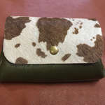 レザーハラコふっくらミィディアム財布☆