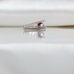 【Silver925刻印あり 】あこや真珠♢リング♢シルバーアクセ指輪