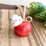KUMAりんご飴チャーム🍎🧸