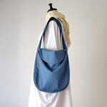 【情景バッグ】フラップワンショルダーバッグ／シックブルー
