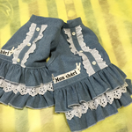 デニムワンピ犬服