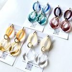 【一点モノ】🤍💐アクリルフープボリュームピアス🥹✨