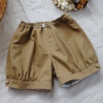サイズオーダー＊きちんとかぼちゃパンツ　ゴールドブラウン