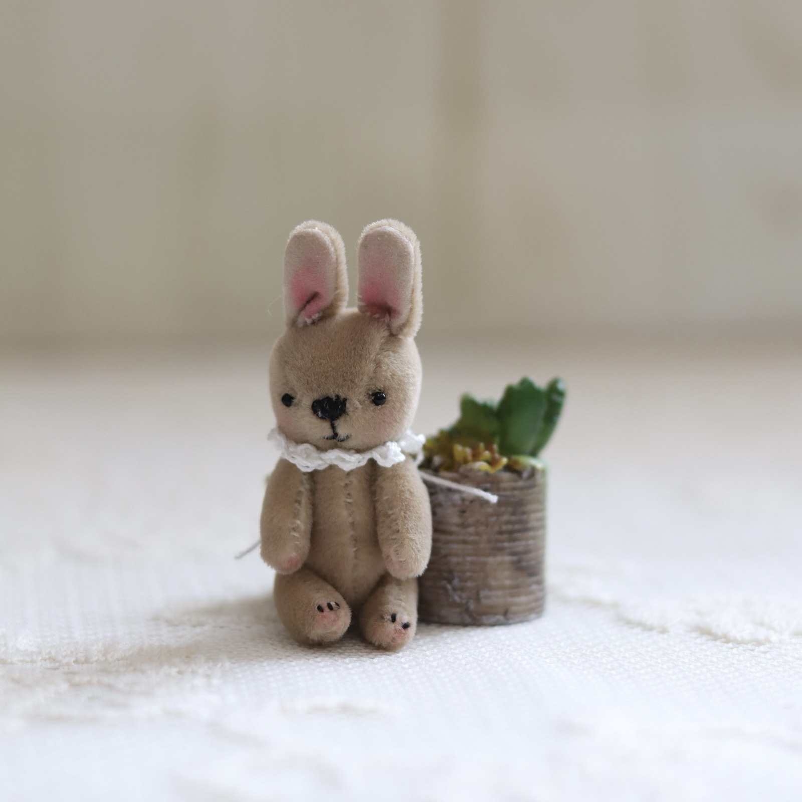 ハンドメイド　テディラビット　ラパンちゃん ハンドメイド テディラビット ラパンちゃん - メルカリ