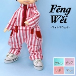 つなぎ　Lサイズ　レッド(ピコドー10・オビツ11身長調整)