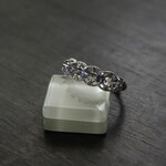 タンザナイト　5粒レースフレームリング　SILVER925