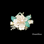 碧葉のヘアクリップ＊受注製作＊簪＊かんざし＊着物＊和装