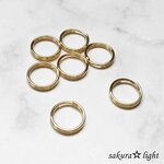 【10個】12mm 2重カン 18KGP本金メッキ