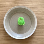 ♥️みっちーブローチ♥️蛍光グリーン