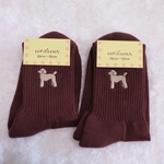 トイプードルくつした(マホガニーブラウン)