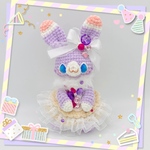 ミックスベリーチーズケーキうさぎ🫐🍓🐰