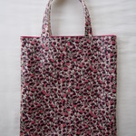 ぺったんこバッグ*リバティ*Eliza's*ピンク*32×28㎝