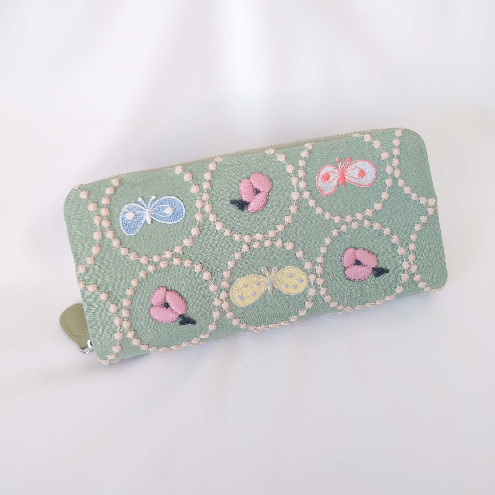 iphoneSE】 タンバリン ピンク 手帳型スマホケース ミナ