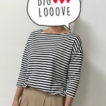 訳あり☆ボートネック♡ボーダーゆるTトップス