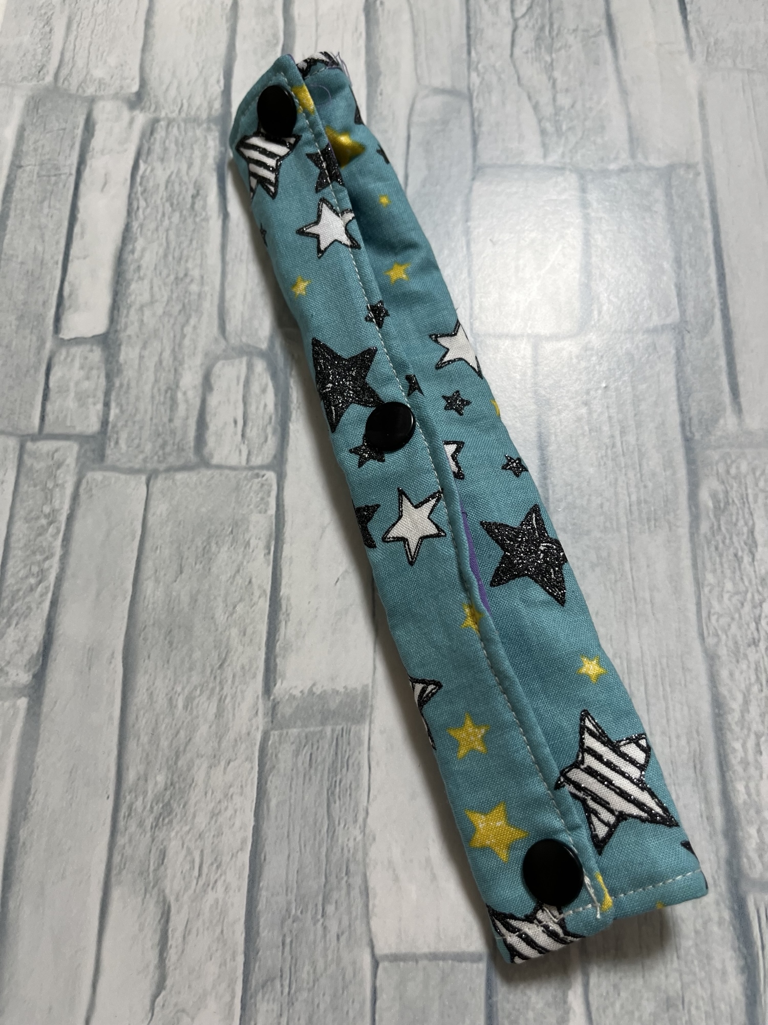 水筒カバー　肩紐カバー　新幹線　ヒッコリー　デニム　星 水筒カバー 肩紐カバー 新幹線 ヒッコリー デニム 星