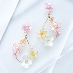 淡い花々の贈り物 ミニサイズ ピアス イヤリング
