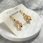bitter honey bee⌇大人のほろ苦ミツバチピアス or イヤリング　