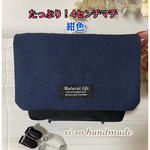 特別仕様❗️たっぷりマチ4センチ‼️現場の声から出来た大人の横型移動ポケット　8号帆布　ブラック☆オーガナイザー　ワークポシェット　ナースポーチ