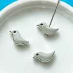 20個セット/かわいい！ピーチクパーチク鳥のメタルビーズ・小鳥／型番48