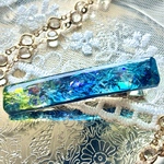 【宇宙の結晶】ヘアクリップ髪飾り【蒼露宙B】