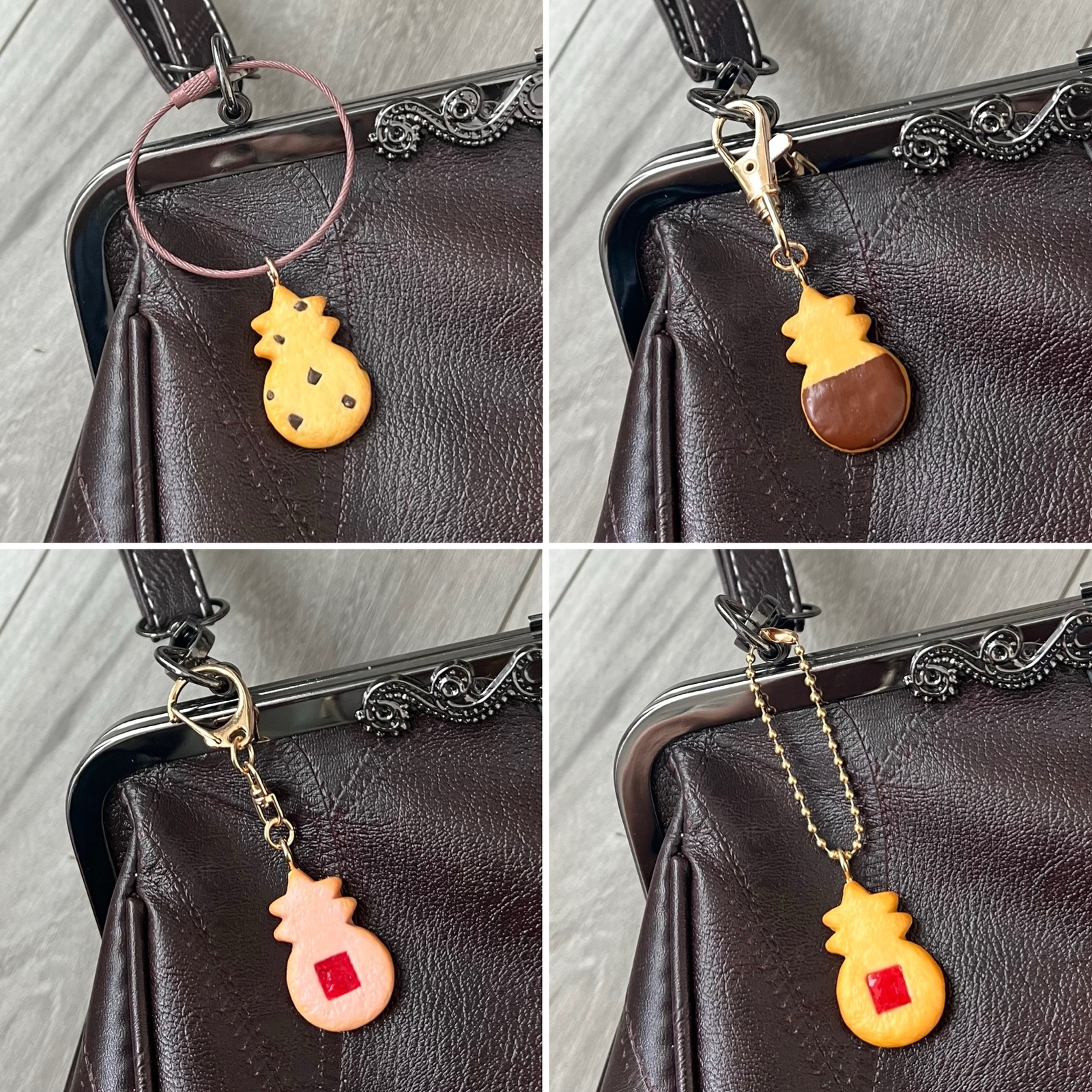 M’s Casa。パイナップルクッキーピアス M's Casa様専用。パイナップルクッキーピアス