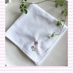 【手刺繍入り】お受験対応＊子ども用ハンカチ