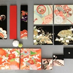 専用オーダーページ　紺色に咲く菊花（2枚セット）　