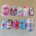 パステルケーキのネイルチップ🎂🪽