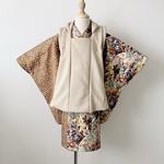  〈完成品〉ニ部式着物  七五三 100size