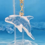 【7月限定色】イルカの立体キーホルダー