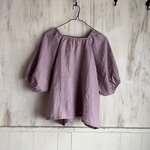 【yuzunanamama様専用ページ】ガーゼラグランブラウス　スモーキーピンク