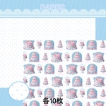 【両面デザペ】 マーメイドケーキ02