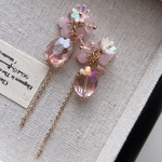 【在庫限り】2pcs)3966)ビーズタッセル)babypink)#5o