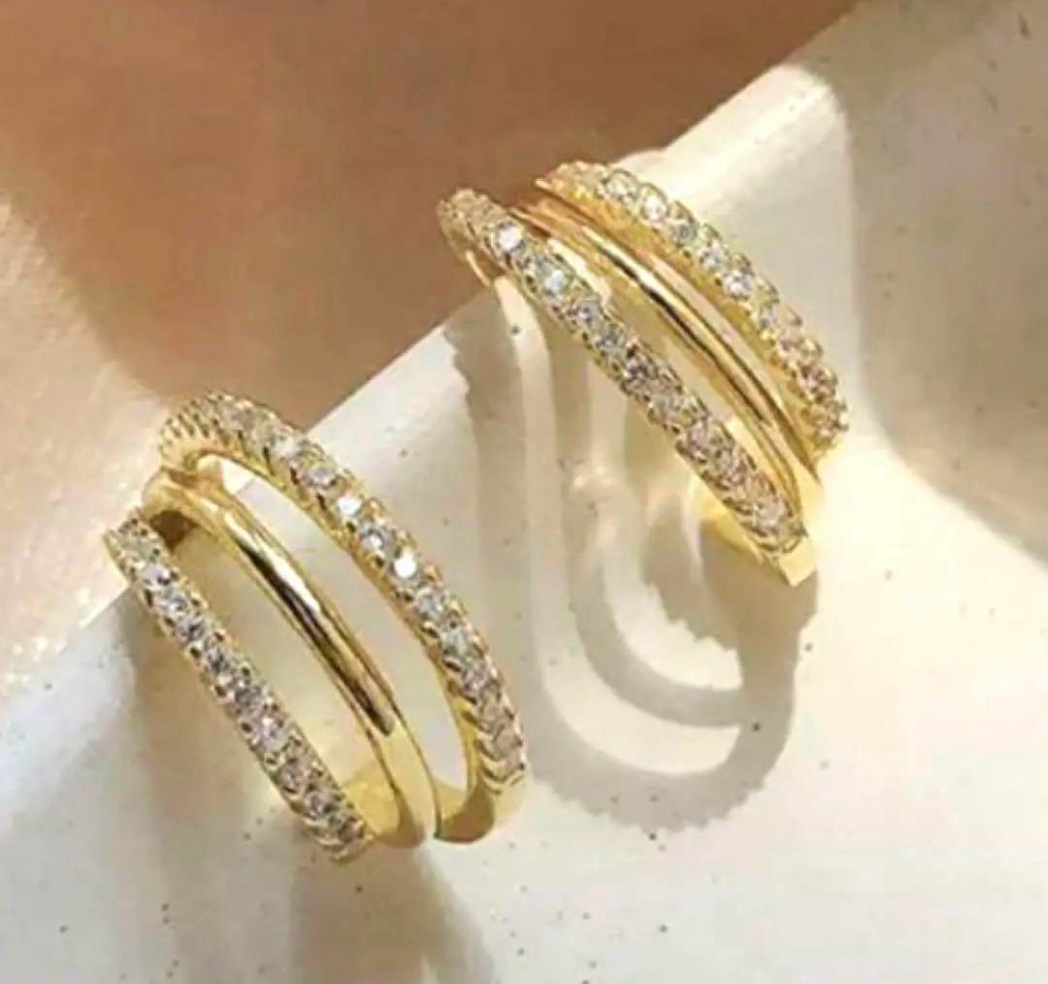 高級！！フープピアス S925ピアス k18コーティング イエローゴールド 