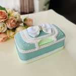 再販♡ティファニーブルーのパール付きウェットティッシュケース