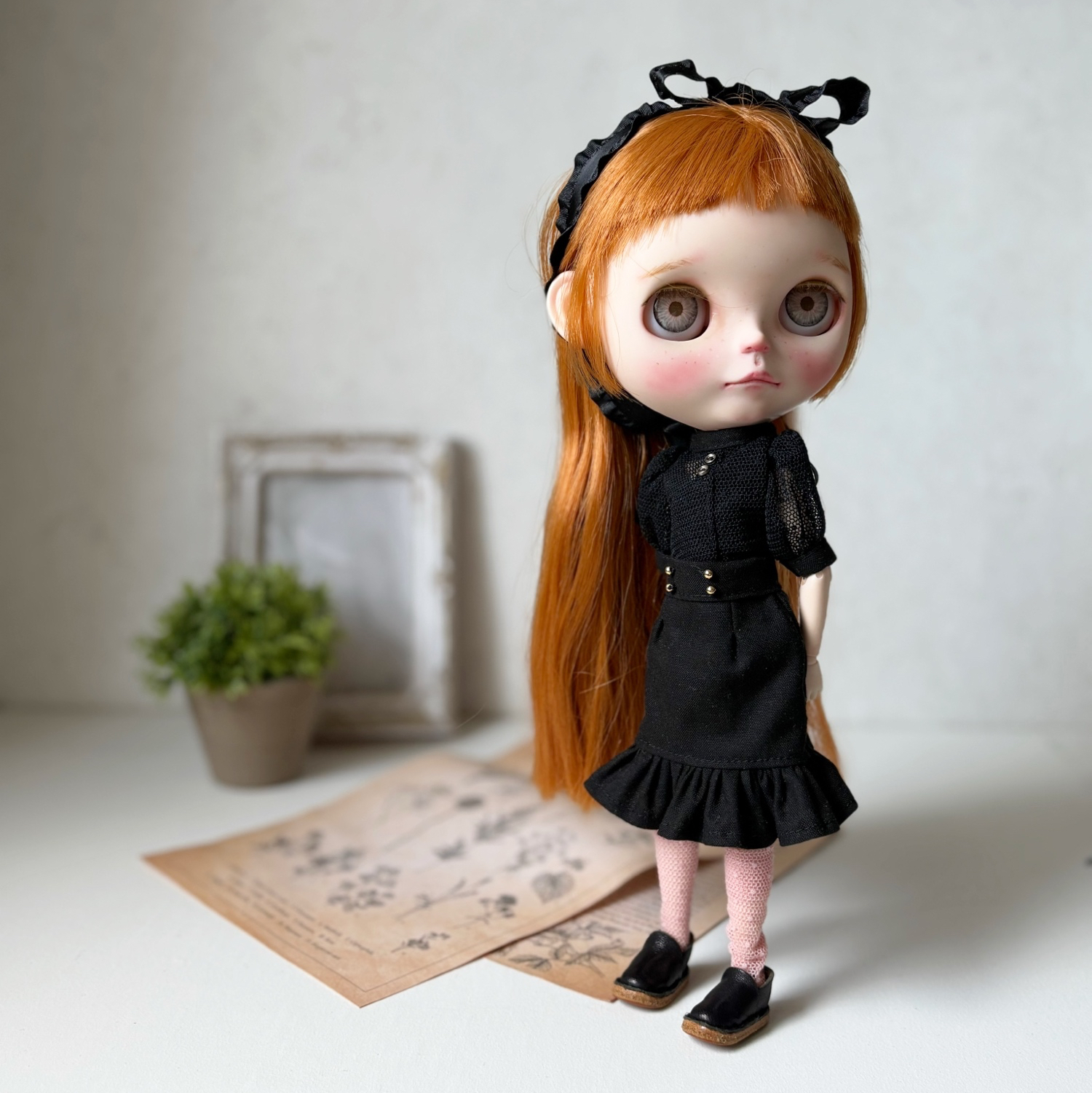 saya70de　人形用木製クローゼット　ハンドメイド　ブライスリカちゃん saya70de様専用 人形用木製クローゼット ハンドメイド ブライス