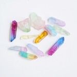 福袋12個set① MIX 天然石 水晶 クリスタル 氷柱 グラデーション 染め バイカラー 単色 福袋 コブ付き タントリック ソウルメイト