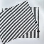 《ストックSALE》ランチョンマット２枚セット35×45cm⋆ストライプ黒