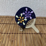 ちりめん細工・うちわの飾り(2)