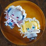 【10cmぬいぐるみ用】やわらかガーゼなフリルメイドキャップ