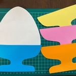 かき氷　12セット　画用紙　壁面製作　装飾　飾り　製作キット　保育園　7月 8月